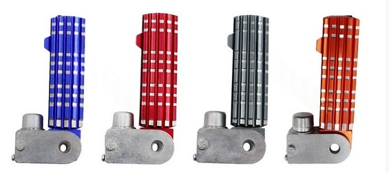 摩托车后脚踏电动车小龟小牛飞旋脚蹬鬼火折叠脚踏CNC战速鬼火