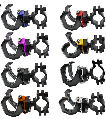 电动摩托车挂物钩前置免打孔多功能铝合金踏板电瓶车双钩挂钩通用