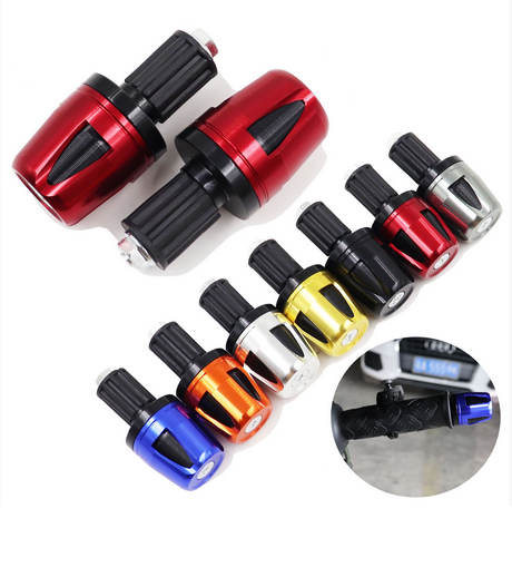 摩托车改装配件手把头踏板车车把堵街车球头跑车通用改装手把堵头