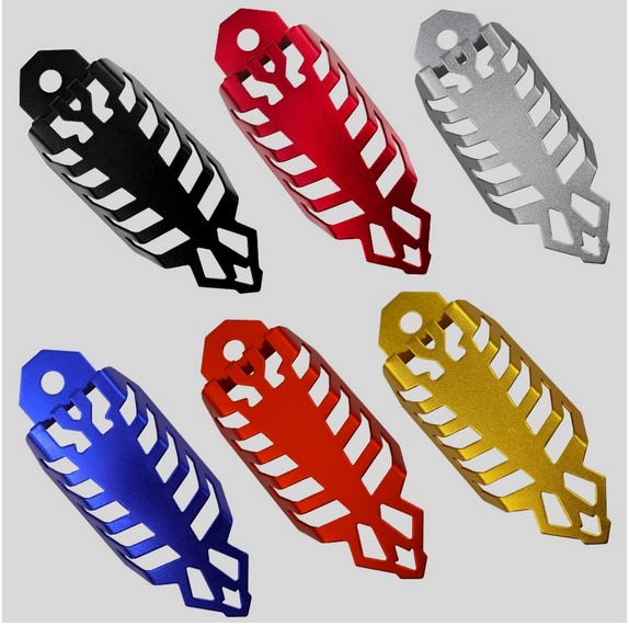 踏板摩托车改装配件鬼火电动车避震器越野车装饰减震盖弹簧保护盖