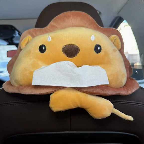 车载纸巾盒车用挂式汽车内扶手箱遮阳板卫生抽纸盒卡通可爱纸巾套